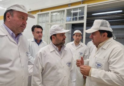 حضور مشاور وزیر تعاون، کار و رفاه اجتماعی در شرکت پگاه زنجان و تاکید بر تولید، سلامت و حمایت از معیشت مردم حضور مشاور وزیر تعاون، کار و رفاه اجتماعی در شرکت پگاه زنجان و تاکید بر تولید، سلامت و حمایت از معیشت مردم