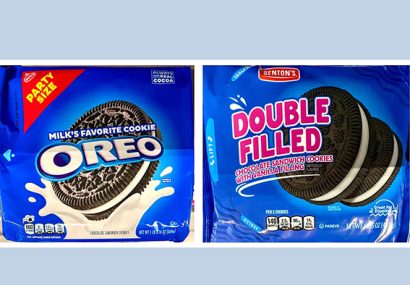 شکایت «موندلیز» از «آلدی» به دلیل کپی‌برداری از بسته‌بندی