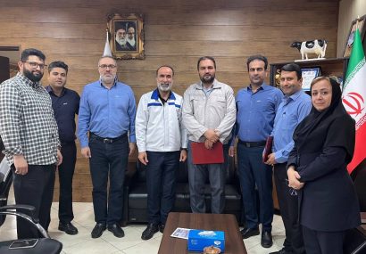 تقدیر از اعضای شورای اسلامی کار شرکت شیر پاستوریزه پگاه گیلان