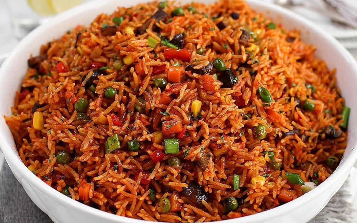 طرز تهیه پلوی سبزیجات