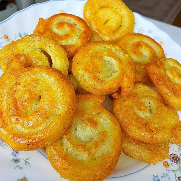طرز تهیه سیب زمینی پفکی